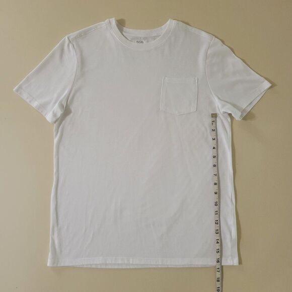 DSG Men's White Crewneck Short Sleeve Tee - Picture 8 of 14